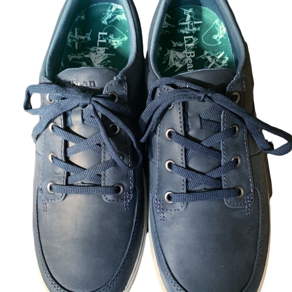 𝅺ll Bean Carbon Navy Mountainside Oxford New In Box Size 11.5 M(D) - Picture 2 of 10